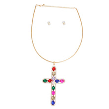 Collar Multi Elegant Cross Necklace