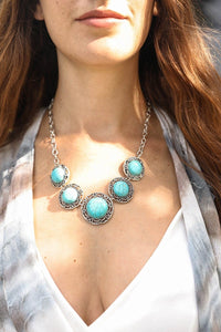 Western Style Turquoise Necklace