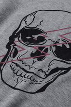 Trendsi Sweatshirts/Hoodies Halloween Skull and Lightning Graphic Tee