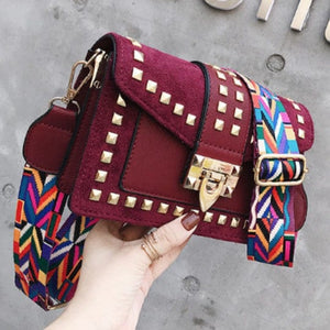 Betty Shoulder Bag -Velvet Finish