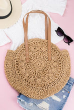 Straw Circle Tote