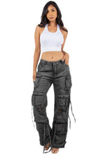 SEXY CARGO STYLE DENIM PANTS