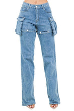 WOMEN FASHION STYLE DENIM PANTS