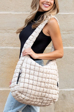 Taylor Quilted Puffer Tote