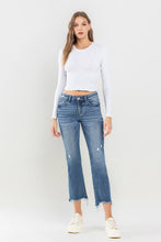 Lovervet Mid Rise Frayed Hem Jeans