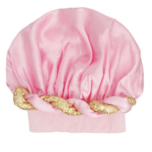 Bonnet Light Pink Gold Satin