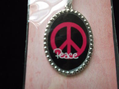 One-of-a-Kind Peace Symbol Sterling Silver Pendant - Pendant Only