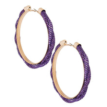 Twisted Stone Purple Hoops