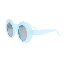 Sunglasses Blue Round Retro Eyewear for Women