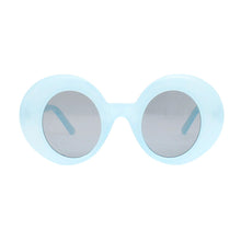 Sunglasses Blue Round Retro Eyewear for Women