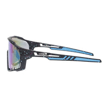 Sunglasses Black Splatter Mirror Sport Eyewear