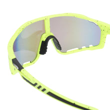 Sunglasses Green Splatter Mirror Sport Eyewear