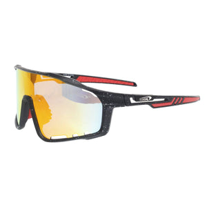 Sunglasses Red Splatter Mirror Sport Eyewear