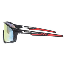 Sunglasses Red Splatter Mirror Sport Eyewear