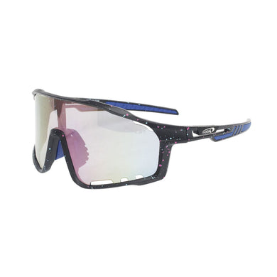 Sunglasses Royal Blue Splatter Mirror Eyewear