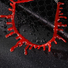 Halloween Vampire Blood Choker - Dracula Neck Collar Dripping Blood