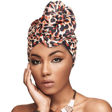 Head Leopard Print Wrap