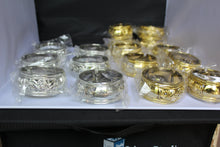 18 Plastic Bracelets in Gold and Silver Great for Parties or Events or Giveaways