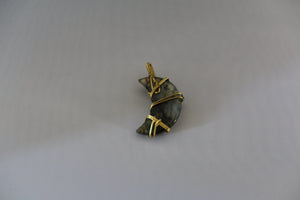 Handmade Pendant with Labradorite Stone - Pendant Only - Metaphysical Jewelry - Spirtual