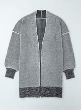 Open Front Longline Cardigan