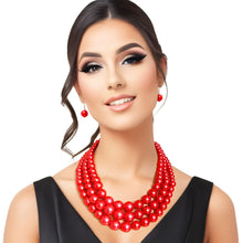 Red Pearl 3 Layer Set