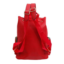 Red Triple Pocket Backpack