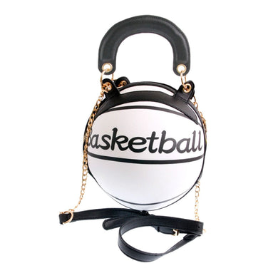 White Basketball Handbag