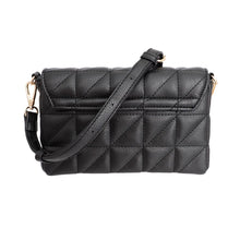 Black Quilted Boxy Crossbody