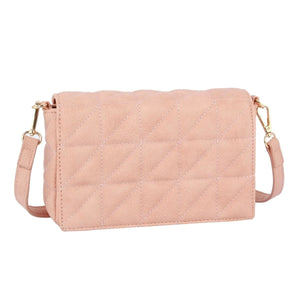 Blush Quilted Boxy Crossbody