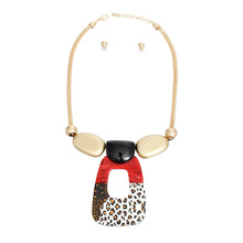 Necklace Gold Leopard Teardrop Pendant for Women