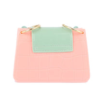 Pink and Mint Mini Jelly Crossbody Bag