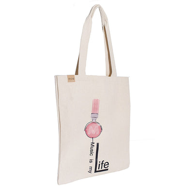 Pink Music is My Life Eco Tote