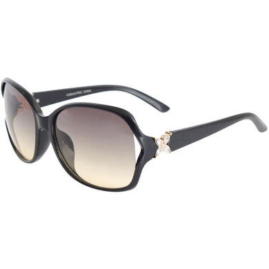 Retro Black Flower Sunglasses