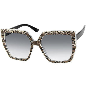 Black Snake Square Sunglasses