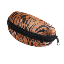 Brown Tiger Stripe Fur Sunglass Case