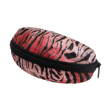 Pink Tiger Stripe Fur Sunglass Case