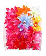 We Sell Fashion 12 Assorted Color Hair Clips  - Bright Colorful Flower Women's Hair Accessories