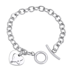 We Sell Fashion General Stainless Steel Charm Bracelet