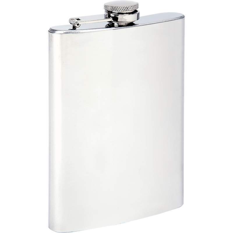 We Sell Fashion New 8oz TALL Thin FLASK Stainless Steel Hip Pocket Screw Down Cap Liquor Alcohol