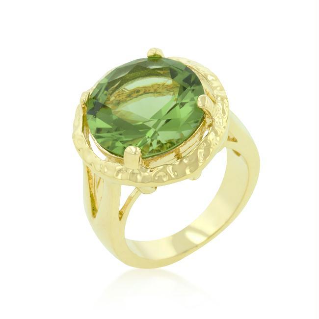 We Sell Fashion Rings 6 Apple Green Organic Ring