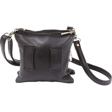 We Sell Fashion Women's Small Black Purse with Adjustable Shoulder Strap TWO Zippered Compartments
