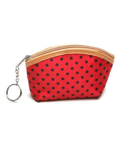 We Sell Fashion Zippered Polka Dot Women's Coin Purses in Four Colors